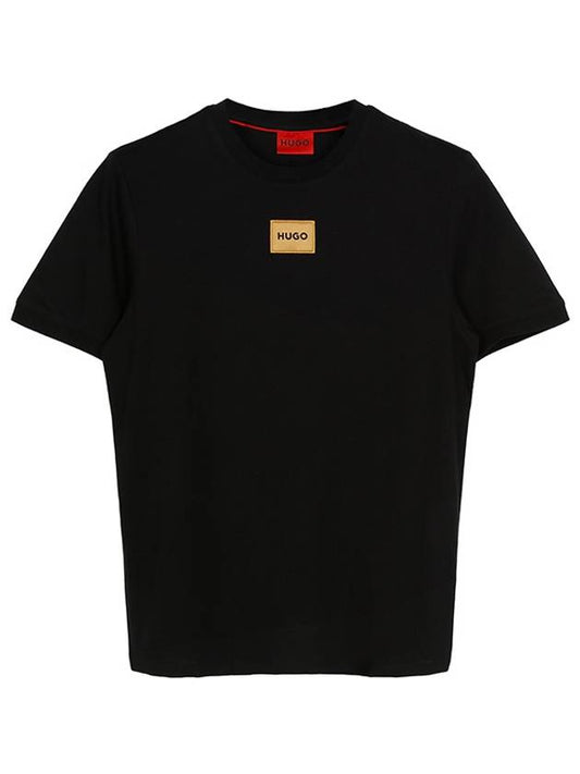 Short Sleeve T-Shirt 50484698 001 Black - HUGO BOSS - BALAAN 2