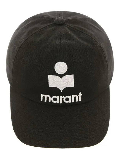 Tyron Logo Cotton Ball Cap Black - ISABEL MARANT - BALAAN 2