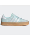 Sambae Leather Low Top Sneakers Blue - ADIDAS - BALAAN 1