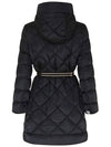 TRECAP Belted Quilted Padded Jacket Black 2429496105 059 - MAX MARA - BALAAN 3