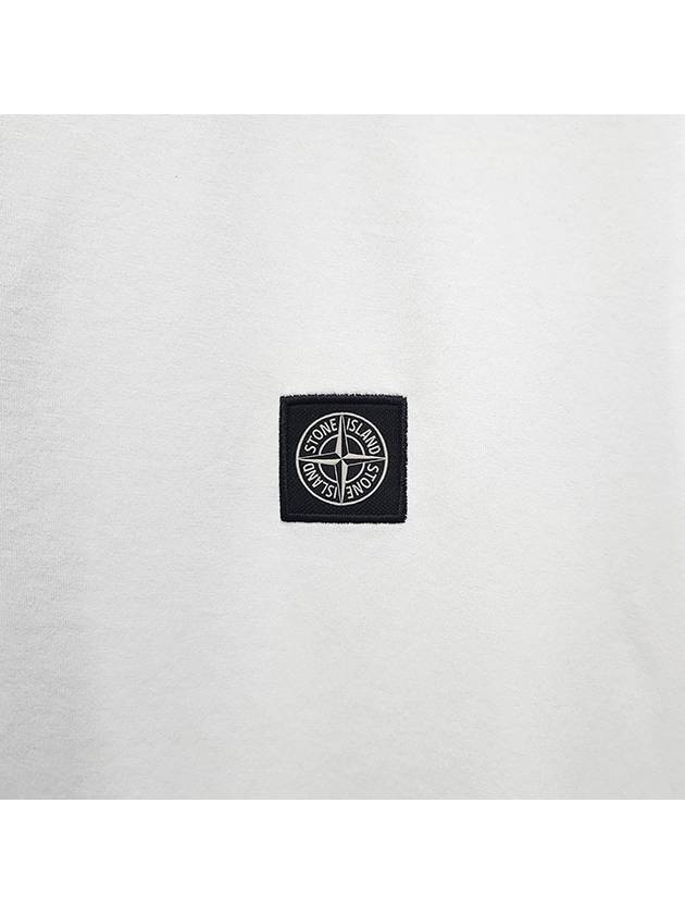 Logo Patch Short Sleeve T-Shirt Black - STONE ISLAND - BALAAN 10