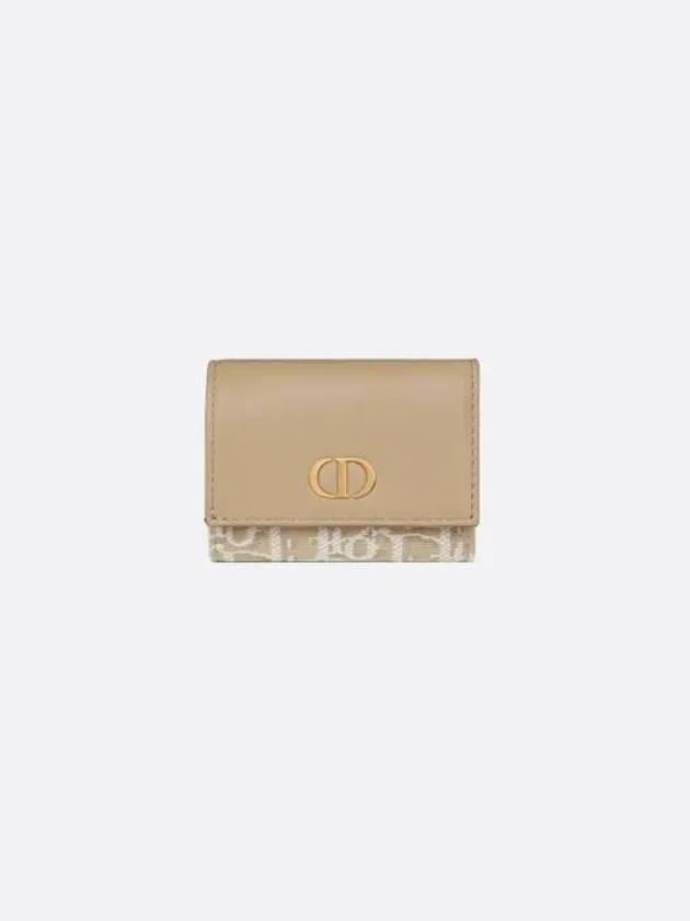 30 Montaigne Tri-Fold Half Wallet Natural - DIOR - BALAAN 1