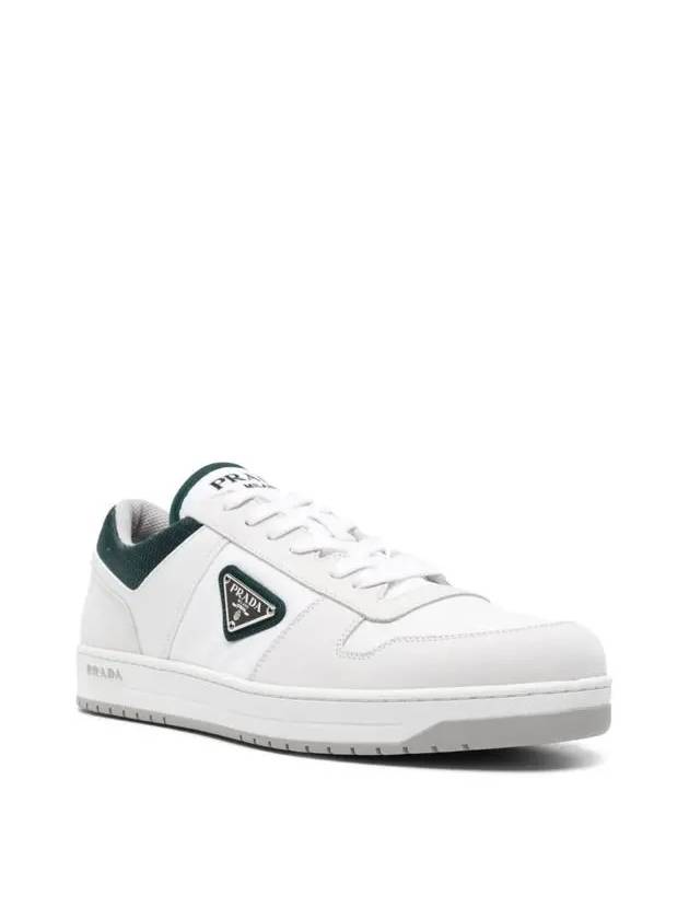 Downtown Re-Nylon Low Top Sneakers Black - PRADA - BALAAN 4