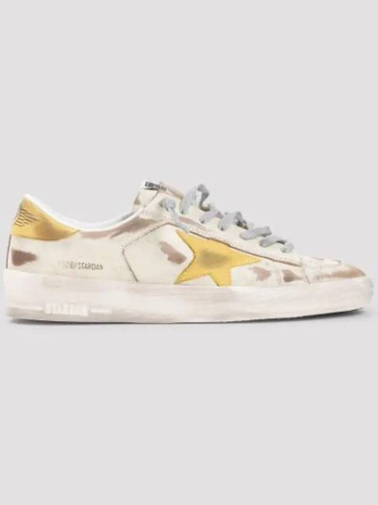 Stardan Leather Low Top Sneakers Off White - GOLDEN GOOSE - BALAAN 2