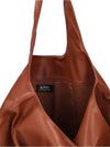 Ninon Logo Print Tote Bag Nut Brown - A.P.C. - BALAAN 6