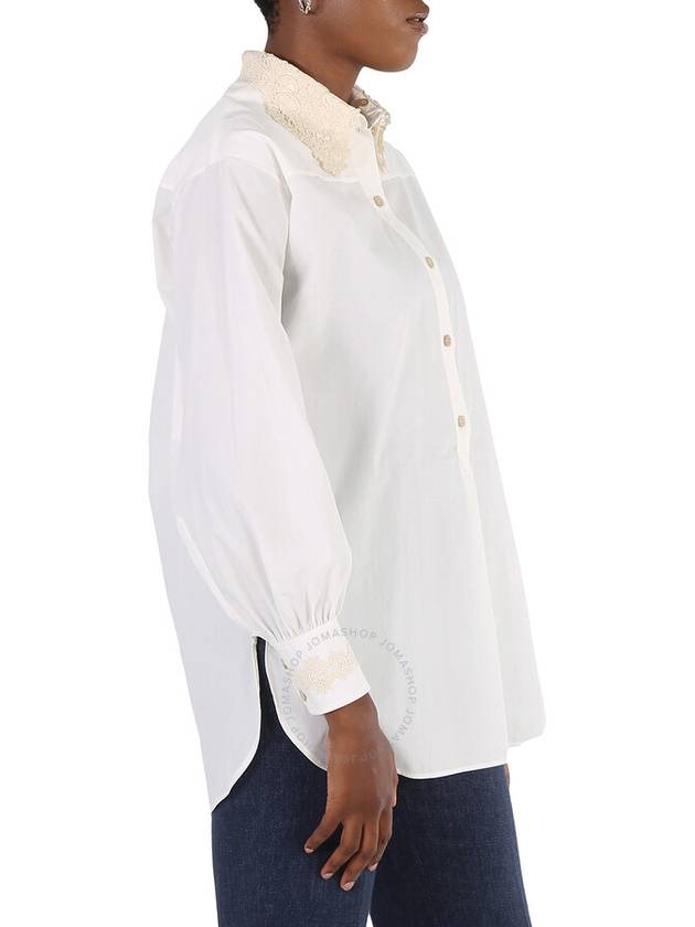 Gucci Detachable Collar Oversized Shirt, Brand Size 38 (US Size 4) (US Size 4) - GUCCI - BALAAN 2