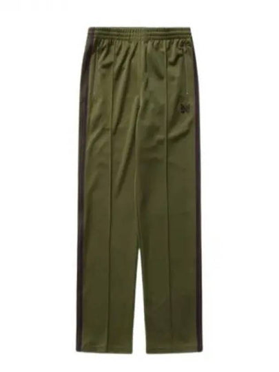 Poly Smooth Narrow Track Pants Olive - NEEDLES - BALAAN 2