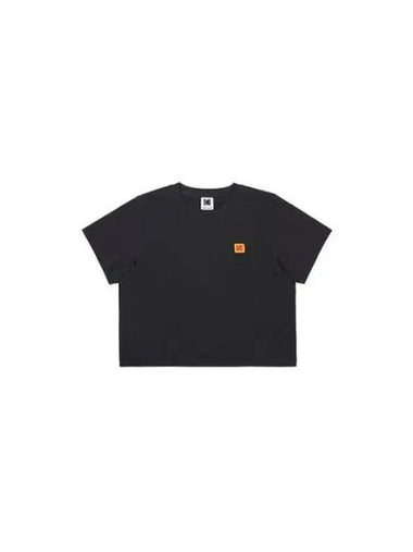 KODAK Apparel Essential Signature Logo Short Sleeve T Shirt Women BLACK - KODO - BALAAN 1