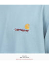 American Script Men s Short Sleeve T Shirt I029956 0F4XX - CARHARTT WIP - BALAAN 7