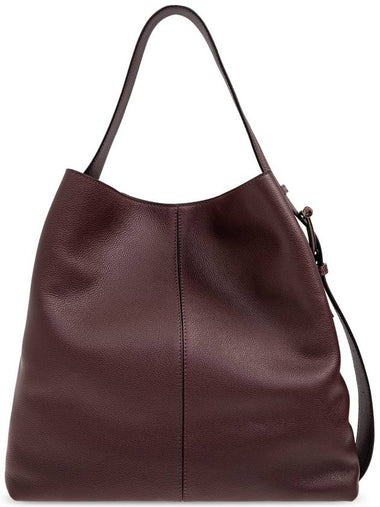 Alexander McQueen Bag T-Bar Sling, Women's, Burgundy - ALEXANDER MCQUEEN - BALAAN 1