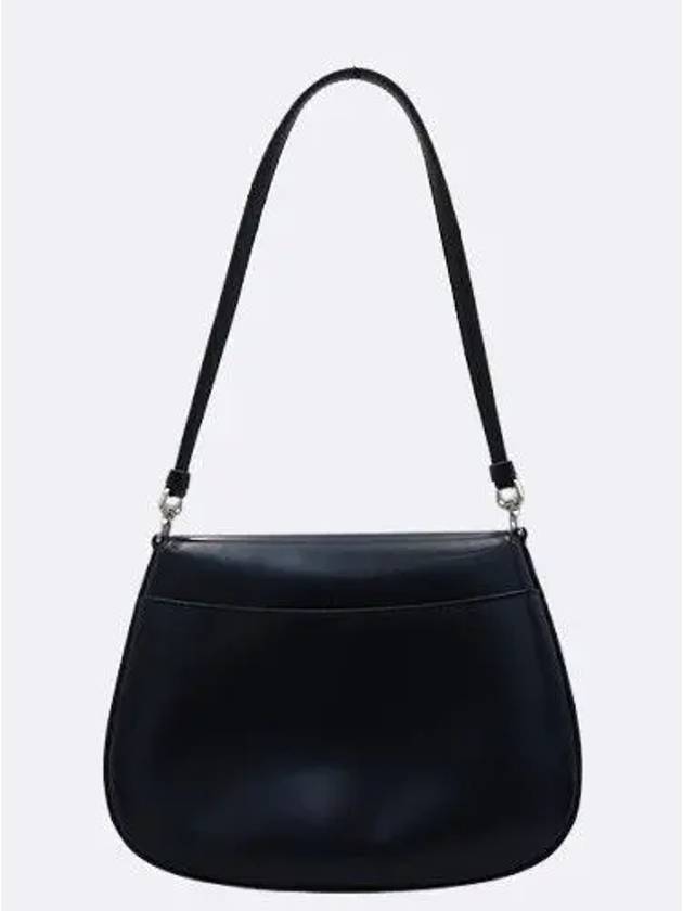 1BD311 Navy color CLEO brushed leather shoulder bag - PRADA - BALAAN 3