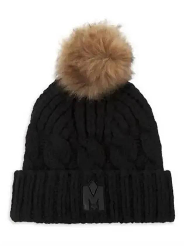 Nina Cashmere Fox Fur Beanie 271675 - MACKAGE - BALAAN 1