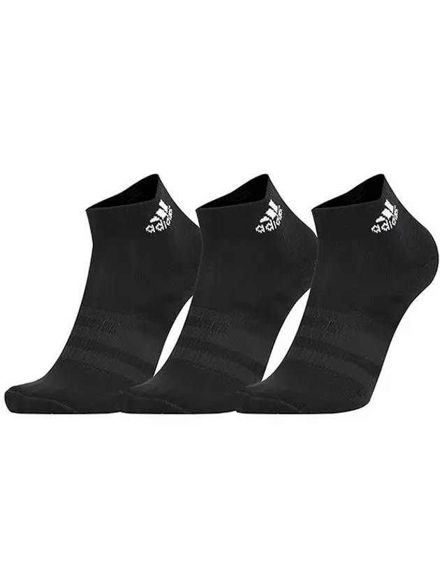 Cushioned Anklets 3 Pairs Black - ADIDAS - BALAAN 2