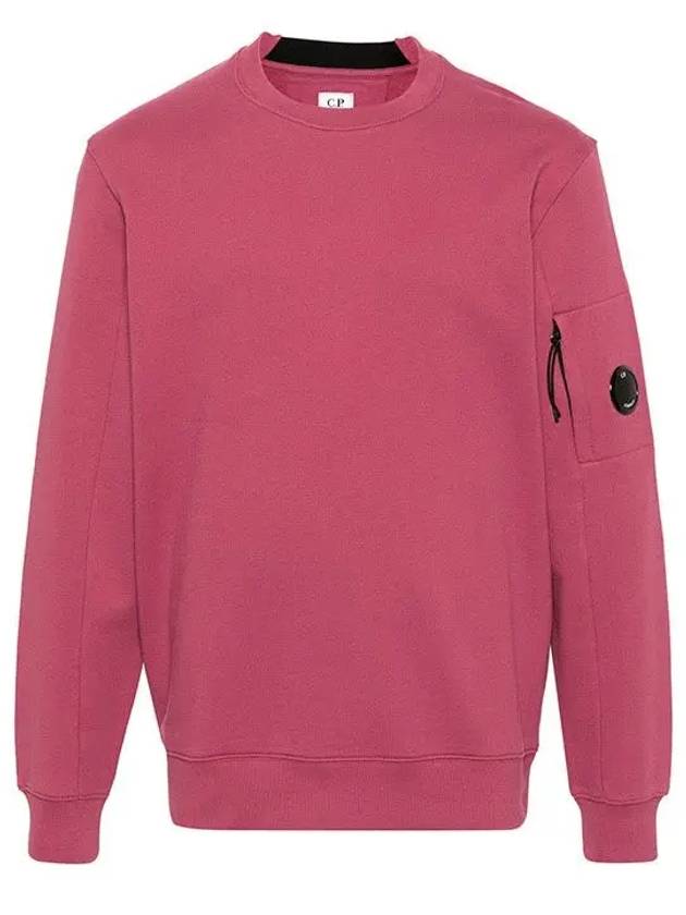 Diagonal Raised Fleece Sweatshirt Pink - CP COMPANY - BALAAN 2