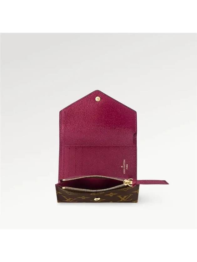 Victorine Monogram Half Wallet Fuchsia - LOUIS VUITTON - BALAAN 5