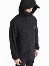 Men's Trypan Storm Hooded Black Jacket ACWMO023EWO BK - A-COLD-WALL - BALAAN 4