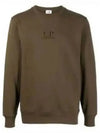 Men's Logo Light Fleece Sweatshirt Khaki - CP COMPANY - BALAAN 2