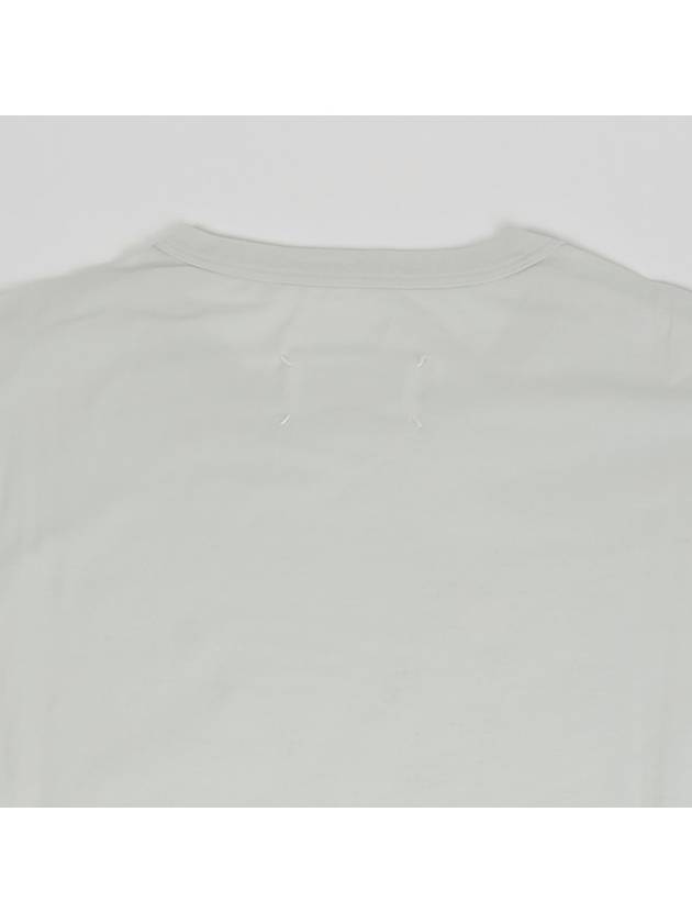 Numeric Embroidered Logo Mako Cotton Short Sleeve T-Shirt White - MAISON MARGIELA - BALAAN 5