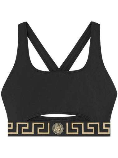 Greca Border Bikini Top 10158601A11119 - VERSACE - BALAAN 1