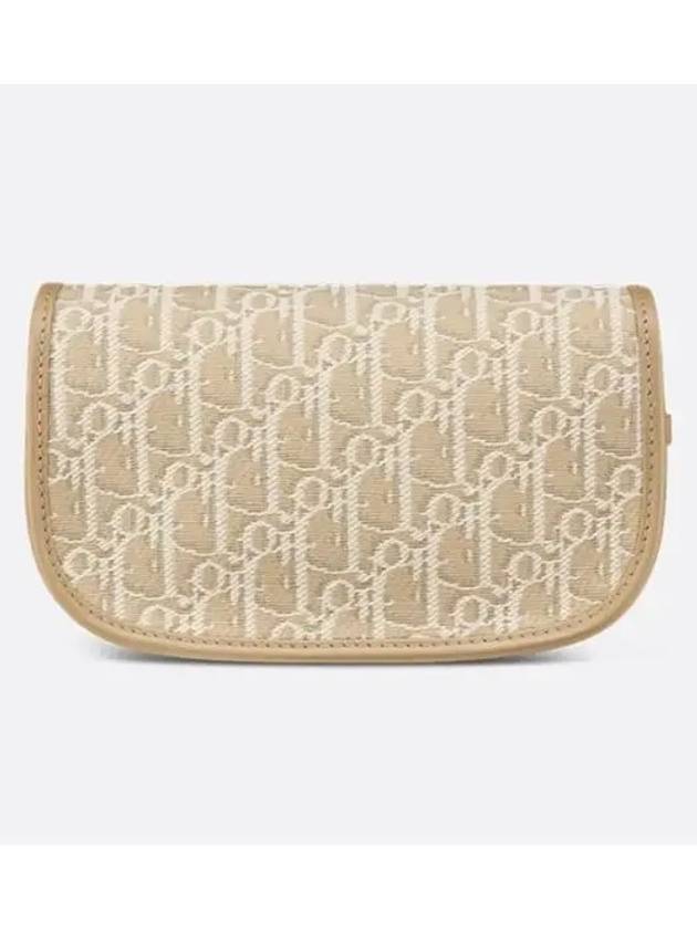 Bobby East West Oblique Jacquard Shoulder Bag Beige - DIOR - BALAAN 3