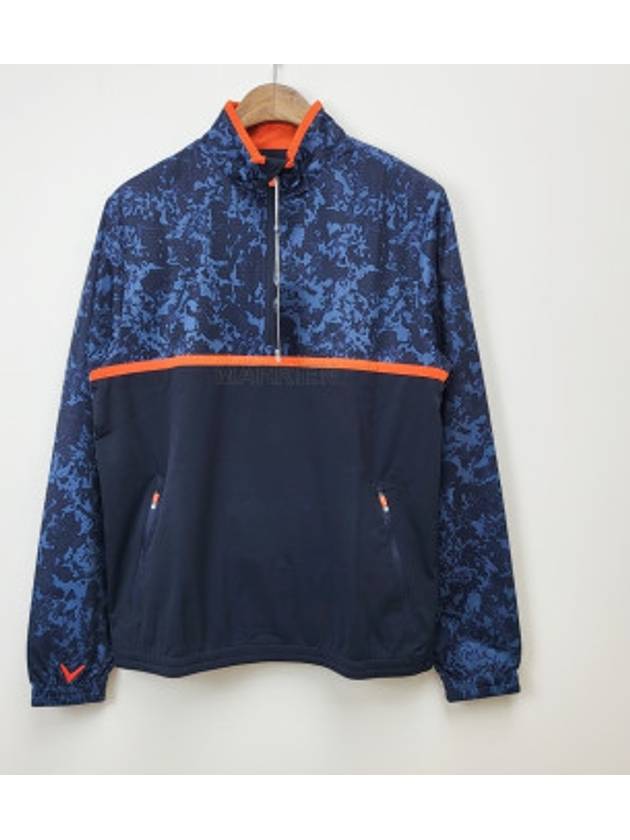 Callaway Anorak Windbreaker x Abstract Camo Windbreaker CGJSC035 Navy - CALLAWAY GOLF - BALAAN 3