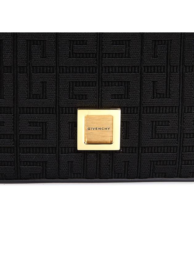 4G Embroidered Canvas Chain Cross Bag Black - GIVENCHY - BALAAN 10