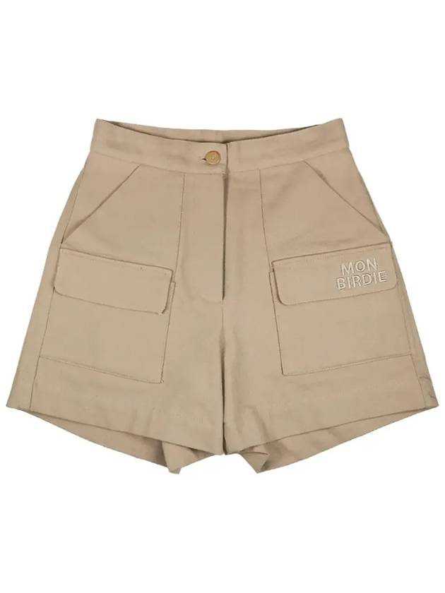 Fleece Twill Pocket Shorts Peach brushed pocket shortsDBEIGE - MONBIRDIE GOLF - BALAAN 10