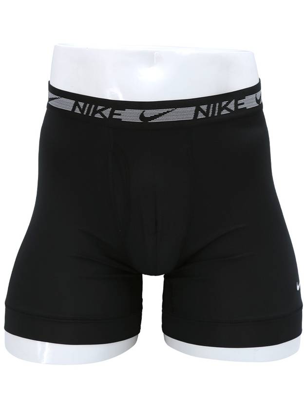 Men's Dry Fit 3 Pack Boxer Briefs Black - NIKE - BALAAN.