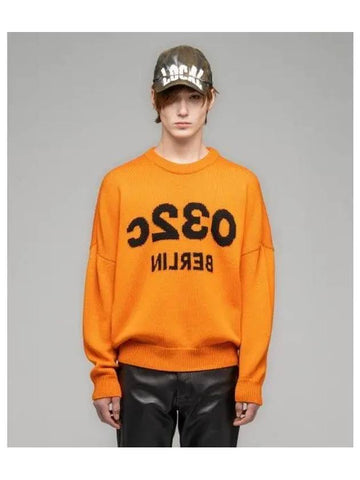 U Safety Selfie Sweater Orange - 032C - BALAAN 1