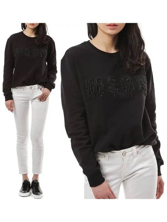 Tassel bead logo sweatshirt2441MDM105 184298 99 - MSGM - BALAAN 1