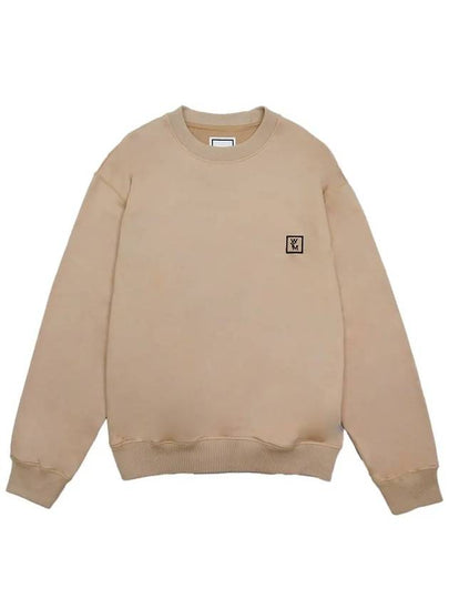 Cotton Back Logo Sweatshirt Beige - WOOYOUNGMI - BALAAN 2