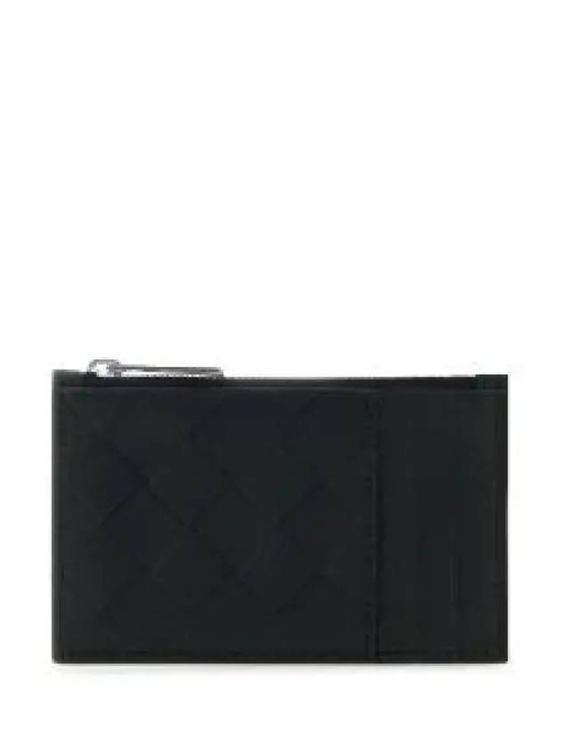 Intrecciato Zipped Card Case Black - BOTTEGA VENETA - BALAAN 2