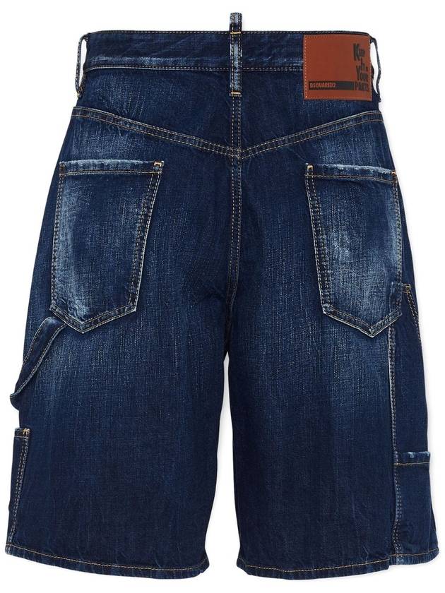 cotton denim jorts - DSQUARED2 - BALAAN 2