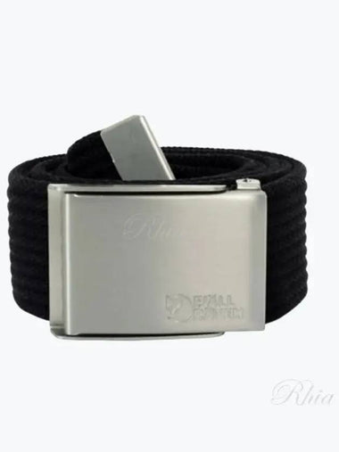 24 Canvas belt dark gray 77029 030 - FJALL RAVEN - BALAAN 1