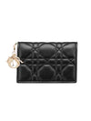 Lady Bloom Card Wallet Black - DIOR - BALAAN 1