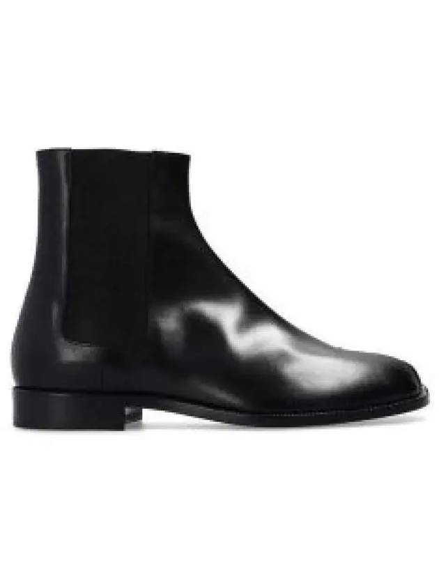 Tabi Leather Chelsea Boots Black - MAISON MARGIELA - BALAAN 2