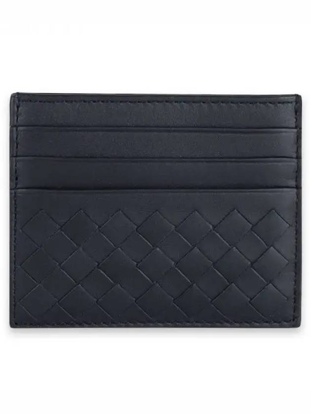 Intrecciato Classic Card Wallet Navy - BOTTEGA VENETA - BALAAN 2