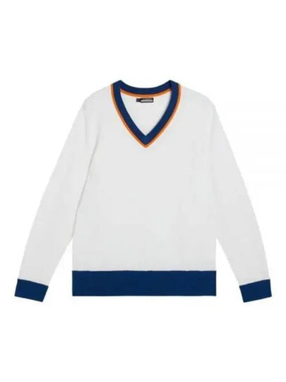 Men's Finely Knit Top White - J.LINDEBERG - BALAAN 2