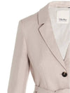 22SS GEREMIA Linen Jacket Sand 90410322 002 - MAX MARA - BALAAN 4