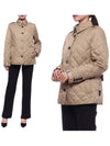 Frankby Quilted Jacket Beige - BURBERRY - BALAAN 3