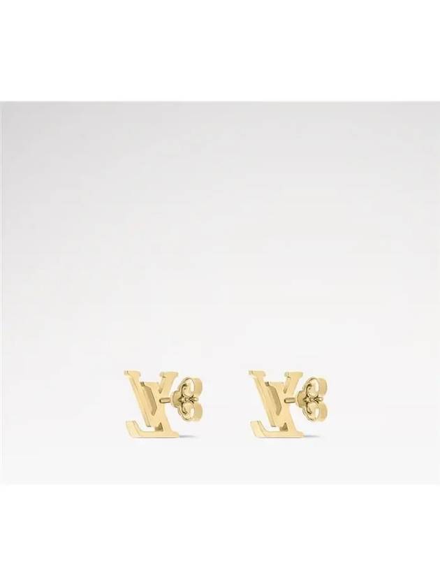 LV Iconic Earrings Gold - LOUIS VUITTON - BALAAN 4