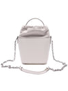 5AC Number Logo Texture Leather Bucket Bag Ivory - MAISON MARGIELA - BALAAN 5