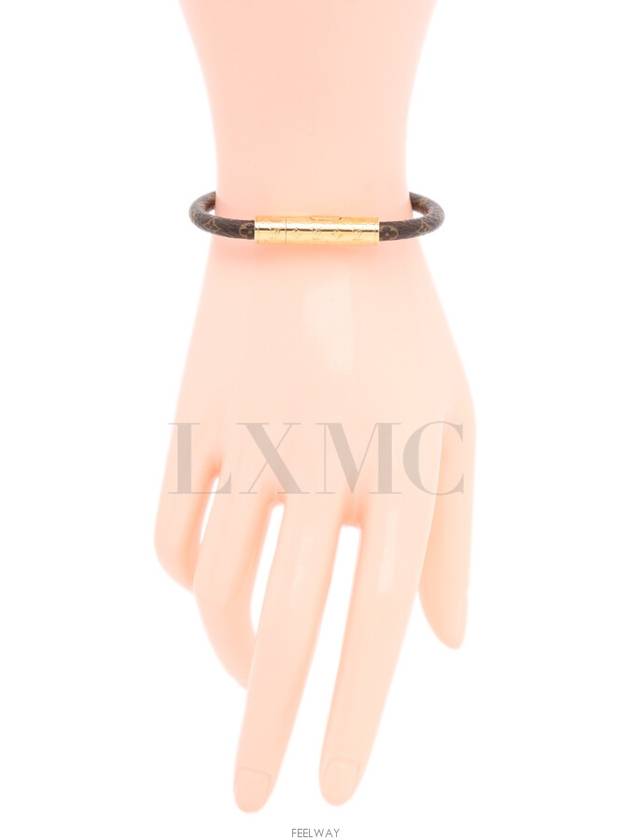 Monogram Gold Plated M6334F LV Confidential Bracelet No 17 - LOUIS VUITTON - BALAAN 6