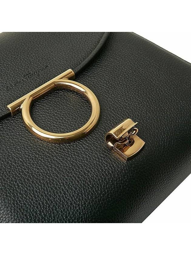 Gancini Small Tote Bag Black - SALVATORE FERRAGAMO - BALAAN 11