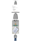 Milo Logo Cotton Hoodie Grey - A.P.C. - BALAAN 3