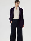 Women's Italian Wool Jacket Navy Purple - RS9SEOUL - BALAAN 3