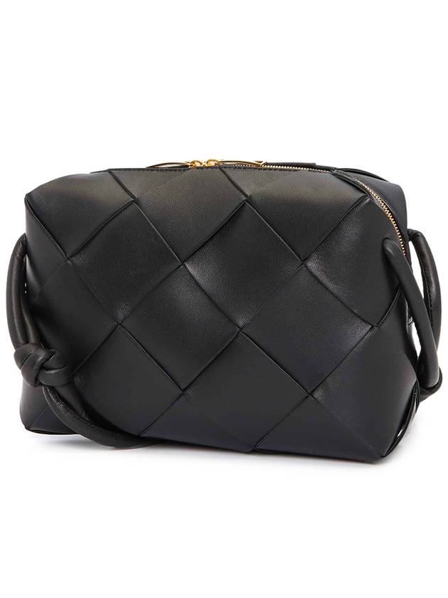 Small Intrecciato Cassette Cross Bag Black - BOTTEGA VENETA - BALAAN 3