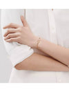 Tiffany T wire bracelet rose gold diamond motherofpearl 64028618 - TIFFANY & CO. - BALAAN 3