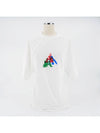 Kensit Print Short Sleeve T-Shirt White - BURBERRY - BALAAN 2