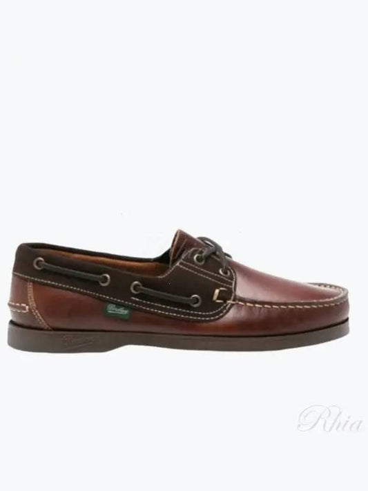 Bath Suede Boat Shoes Brown - PARABOOT - BALAAN 2